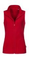 Dames Fleece Bodywarmer Stedman ST5110 Scarlet Red